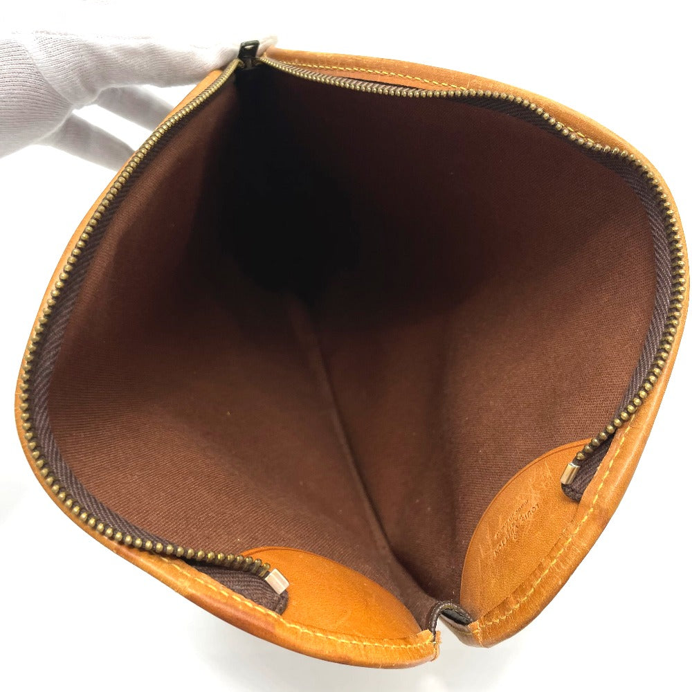 LOUIS VUITTON Monogram Vintage Racket Case Tennis Pouch Monogram Canvas Unisex Brown