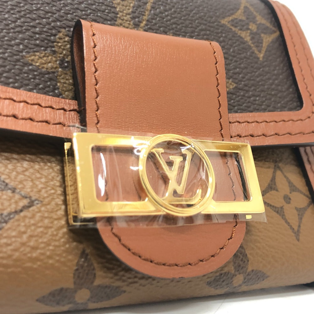 LOUIS VUITTON M68725 ポルトフォイユ・ドーフィーヌ 3つ炉財布 財布 ウォレット 3つ折り財布 モノグラムリバースキャンバス レディース ブラウン - brandshop-reference