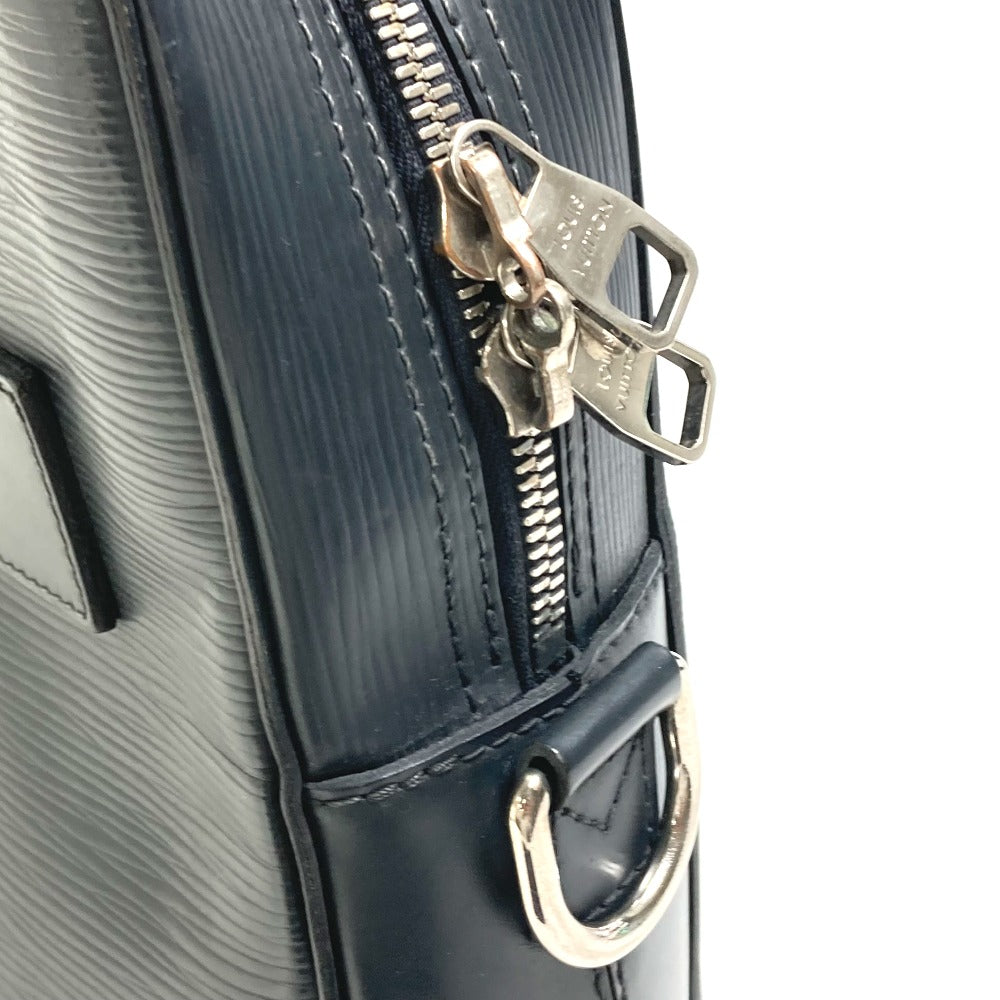 LOUIS VUITTON M54092 エピ ポルト ドキュマン ビジネス カバン ハンドバッグ トートバッグ ビジネスバッグ エピレザー メンズ ブルーニュイ ネイビー