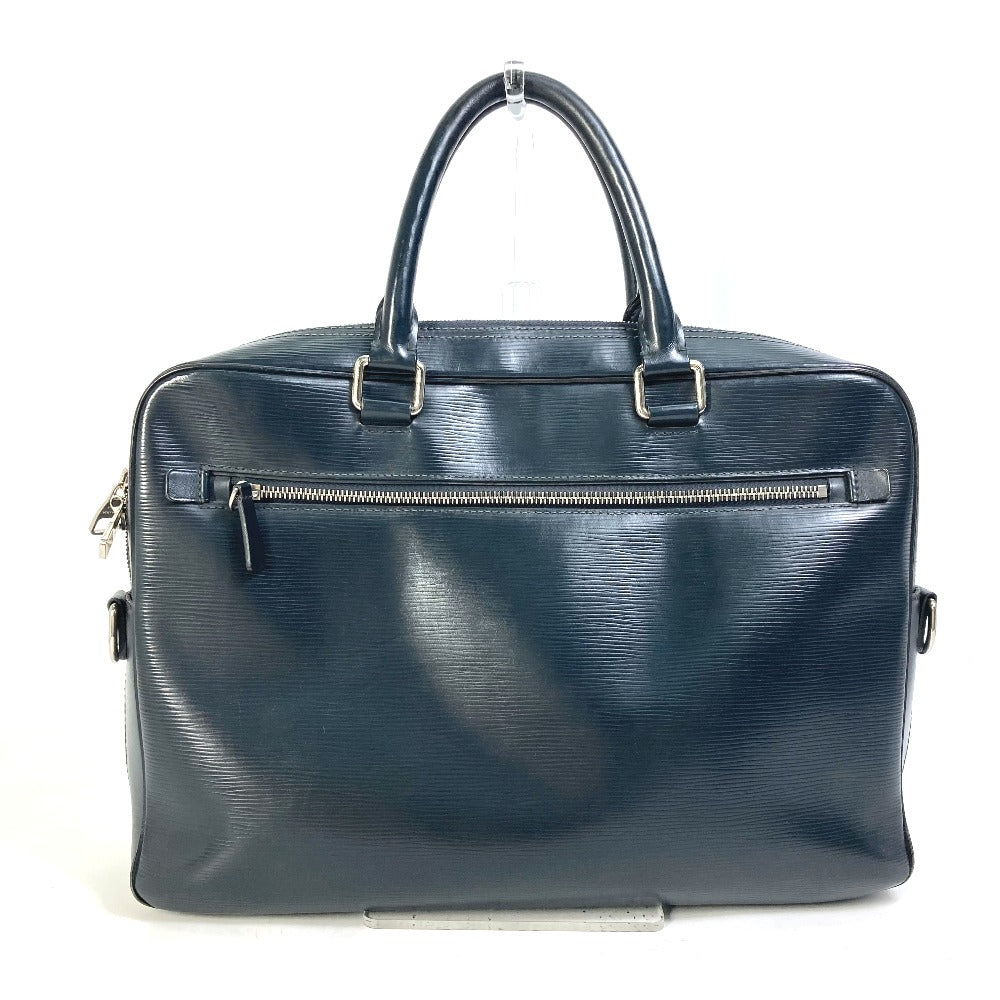 LOUIS VUITTON M54092 エピ ポルト ドキュマン ビジネス カバン ハンドバッグ トートバッグ ビジネスバッグ エピレザー メンズ ブルーニュイ ネイビー