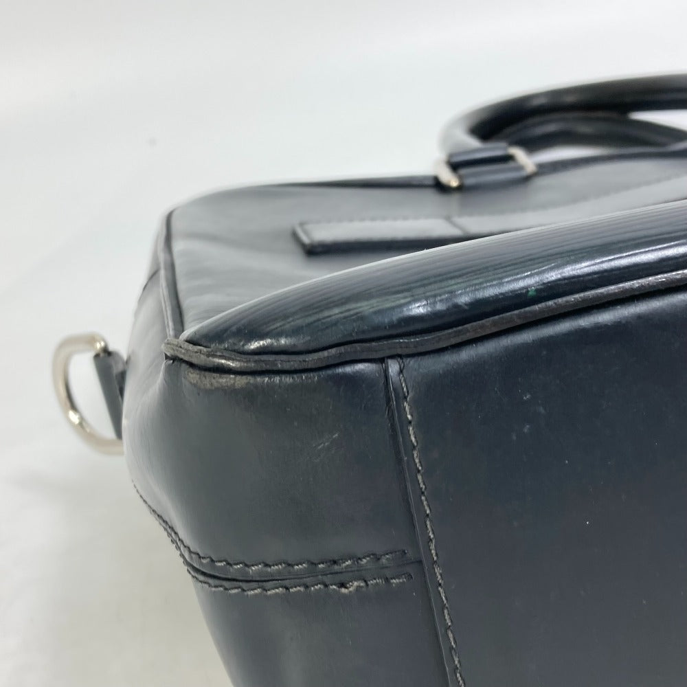 LOUIS VUITTON M54092 エピ ポルト ドキュマン ビジネス カバン ハンドバッグ トートバッグ ビジネスバッグ エピレザー メンズ ブルーニュイ ネイビー