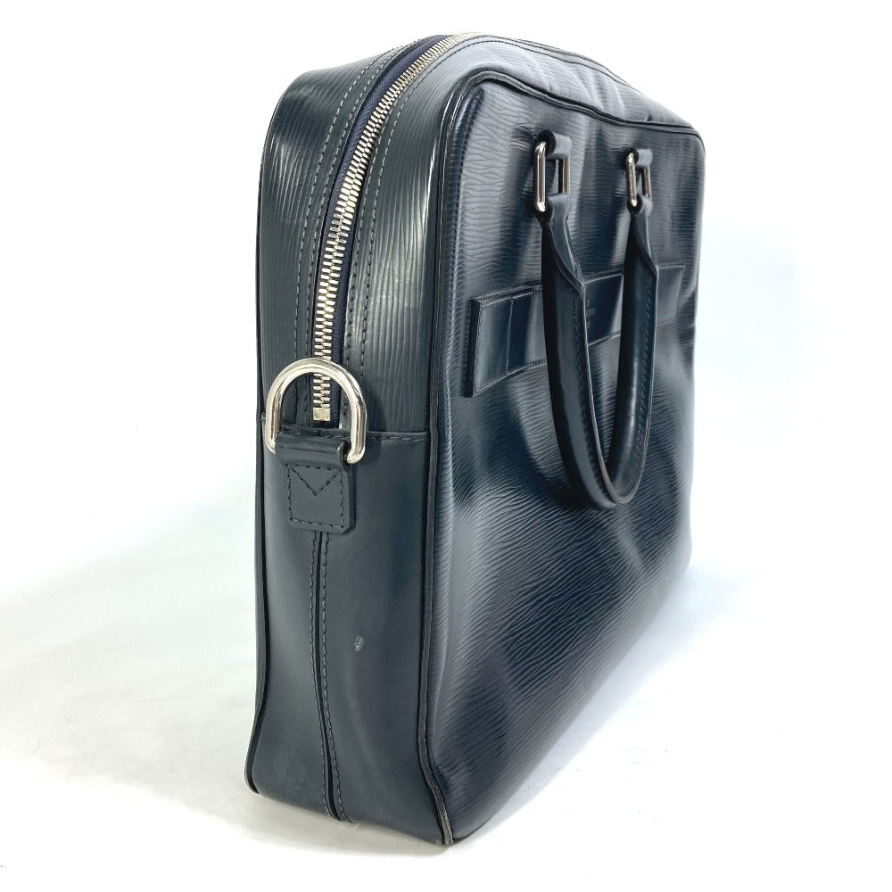LOUIS VUITTON M54092 エピ ポルト ドキュマン ビジネス カバン ハンドバッグ トートバッグ ビジネスバッグ エピレザー メンズ ブルーニュイ ネイビー