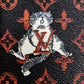 LOUIS VUITTON M63891 Transformed Monogram Eye Trunk Catgram iPhone X XS iPhone Case Monogram Canvas Women's Maroon Black/Orange