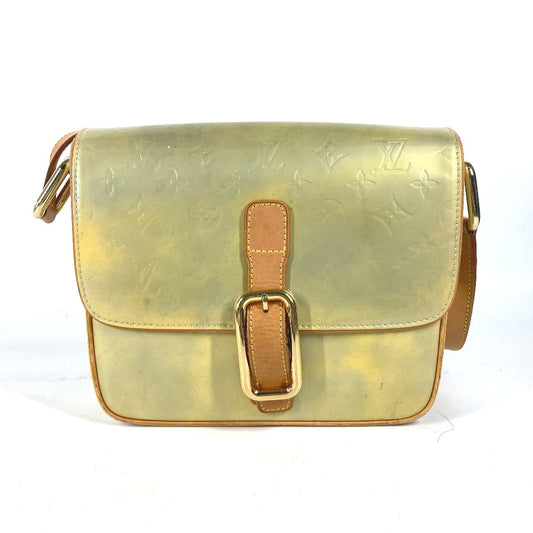 LOUIS VUITTON M91148 モノグラムヴェルニ クリスティGM 斜め掛け カバン フラップ ショルダーバッグ モノグラムヴェルニ レディース グリ グレー - brandshop-reference