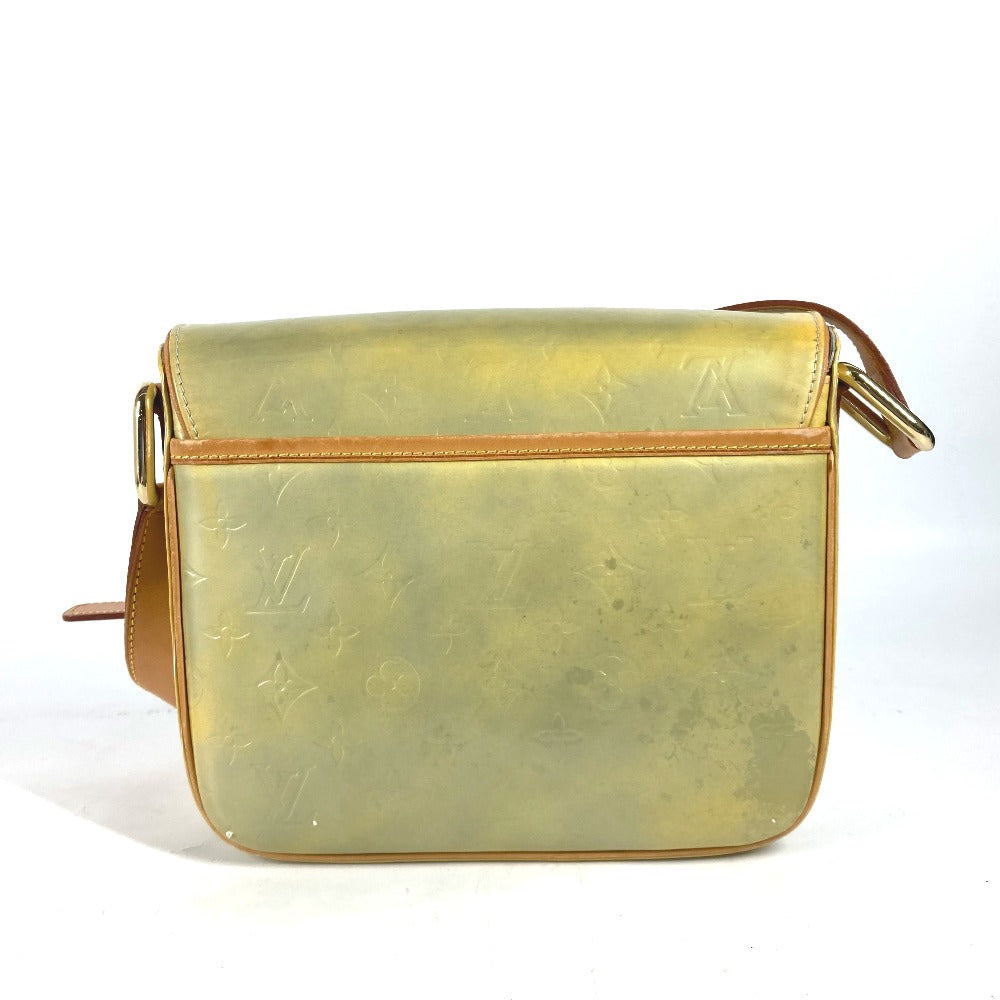 LOUIS VUITTON M91148 モノグラムヴェルニ クリスティGM 斜め掛け カバン フラップ ショルダーバッグ モノグラムヴェルニ レディース グリ グレー - brandshop-reference