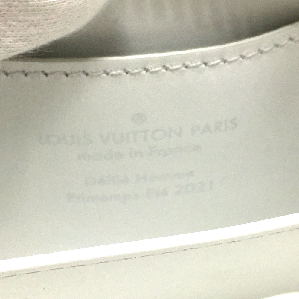 LOUIS VUITTON M80209 モノグラム LVフレンド プリント ネック ソフトトランク 3つ折り財布 トリヨンレザー ユニセックス ホワイト
