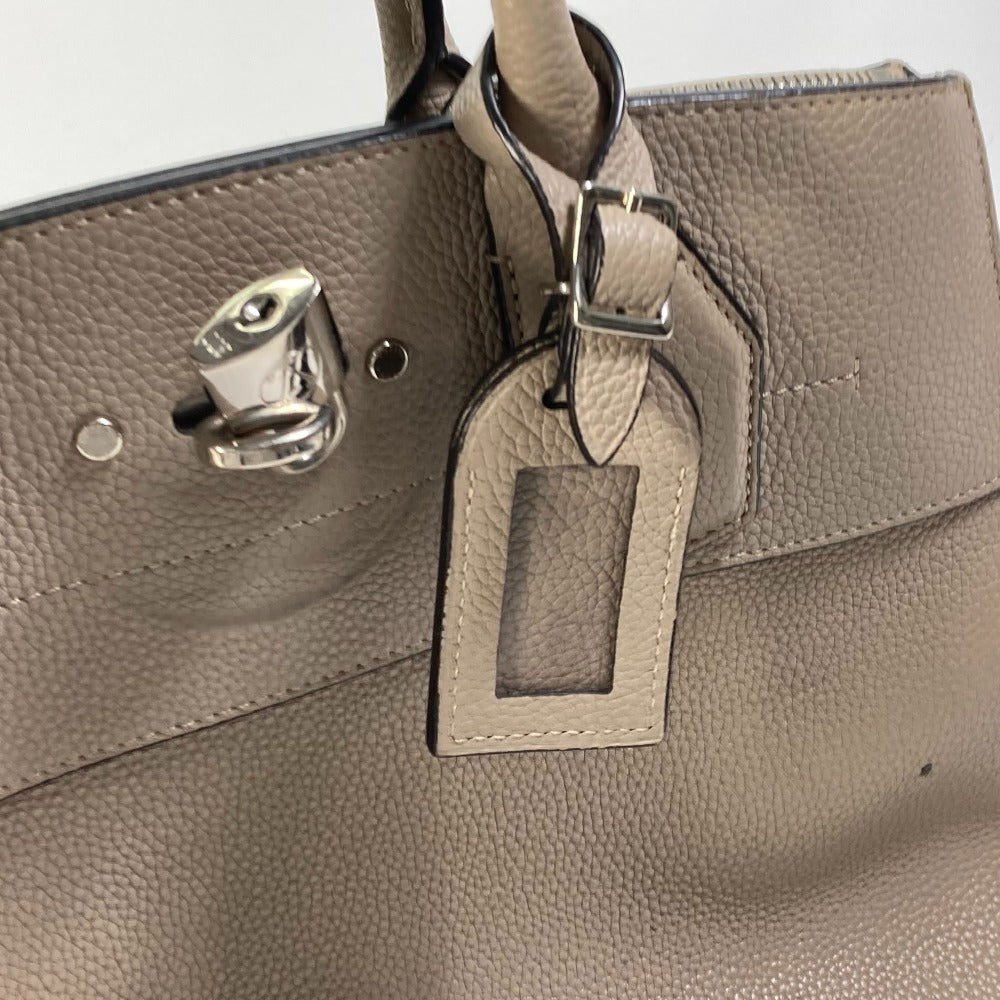 LOUIS VUITTON M53017 肩掛け ショルダーバッグ シティ スティーマー MM 2WAY ハンドバッグ カーフスキン レディース ガレ グレー
