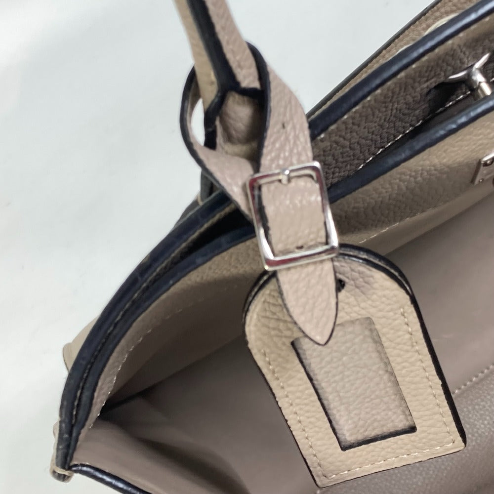 LOUIS VUITTON M53017 肩掛け ショルダーバッグ シティ スティーマー MM 2WAY ハンドバッグ カーフスキン レディース ガレ グレー