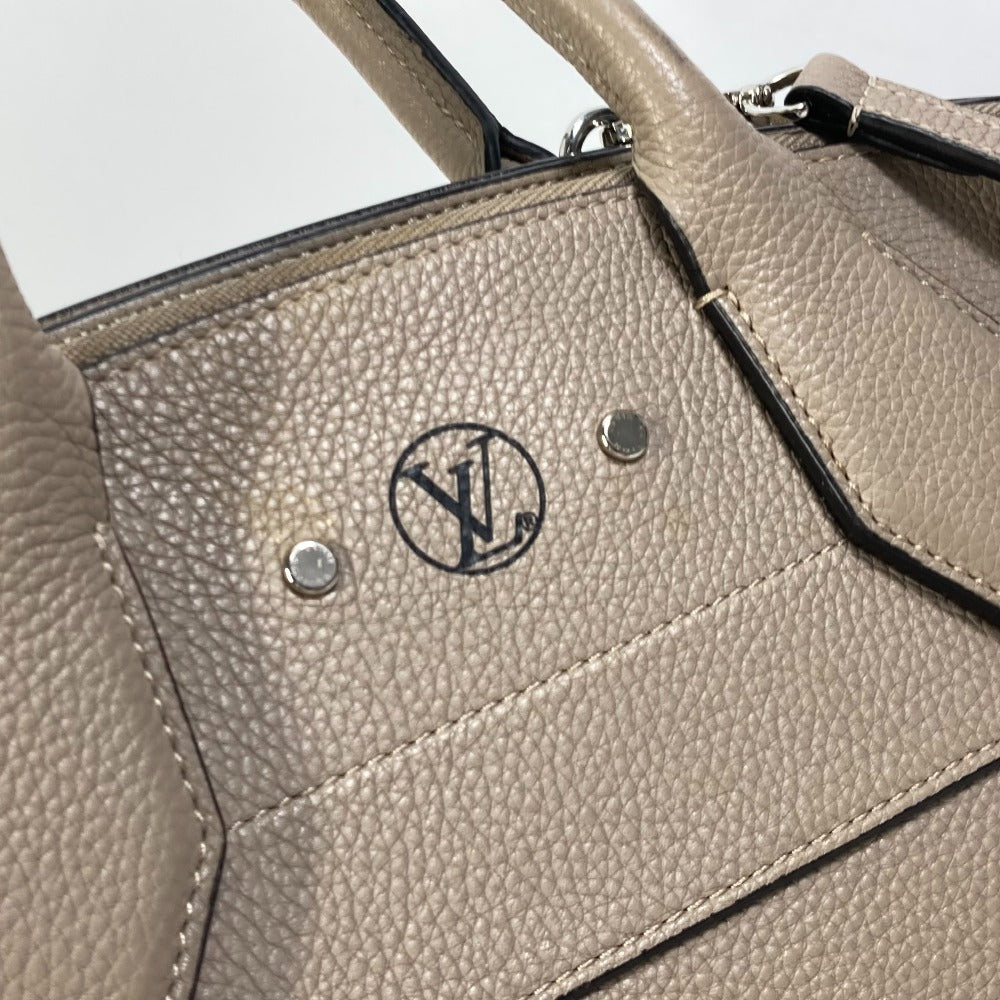 LOUIS VUITTON M53017 肩掛け ショルダーバッグ シティ スティーマー MM 2WAY ハンドバッグ カーフスキン レディース ガレ グレー