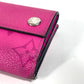 LOUIS VUITTON M30773 Taigarama Discovery Compact Wallet กระเป๋าสตางค์แบบพับ 3 ทบ หนัง Taiga สีบานเย็น ชมพู สำหรับผู้หญิง