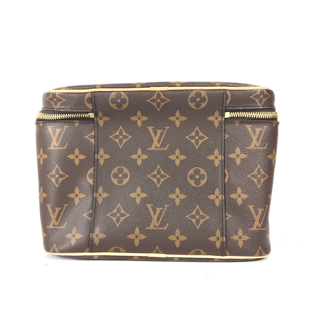 LOUIS VUITTON M42265 モノグラム ニース BB バニティバッグ カバン ポーチ ハンドバッグ モノグラムキャンバス レディース ブラウン