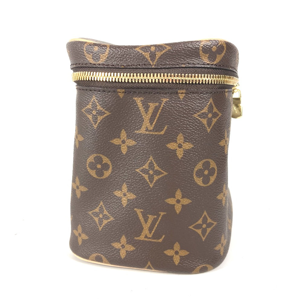 LOUIS VUITTON M42265 モノグラム ニース BB バニティバッグ カバン ポーチ ハンドバッグ モノグラムキャンバス レディース ブラウン