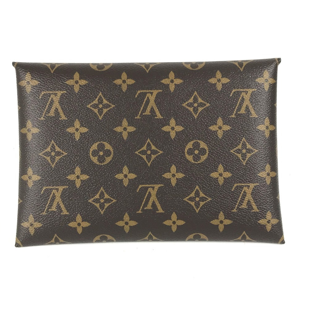 LOUIS VUITTON M62034 モノグラム ポシェット・キリガミ カバン ポーチ 3つセット クラッチバッグ モノグラムキャンバス レディース ブラウン