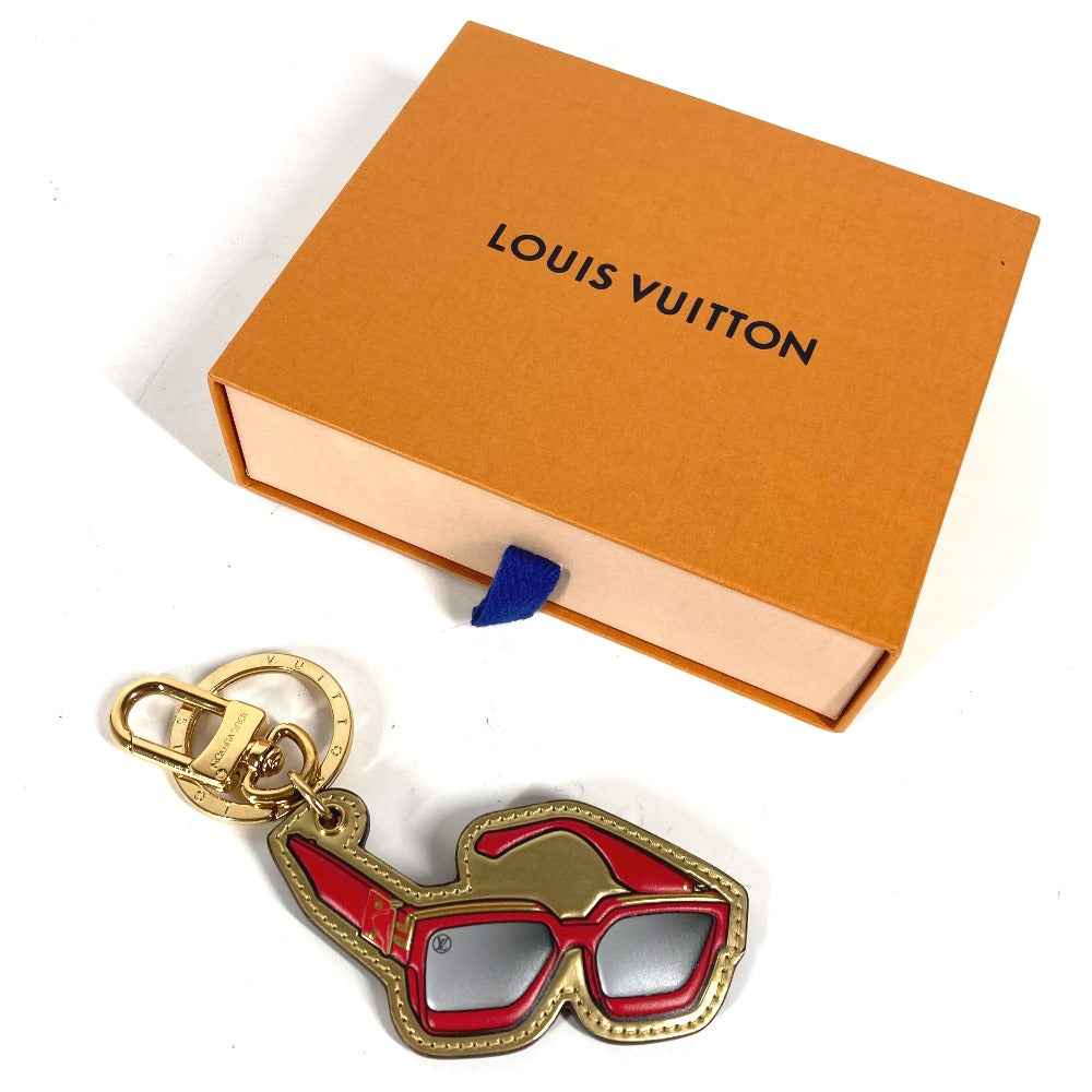 LOUIS VUITTON M68865 眼鏡 メガネ アイウェア ポルトクレ1.1ミリオネア バッグチャーム キーホルダー レザー レディース