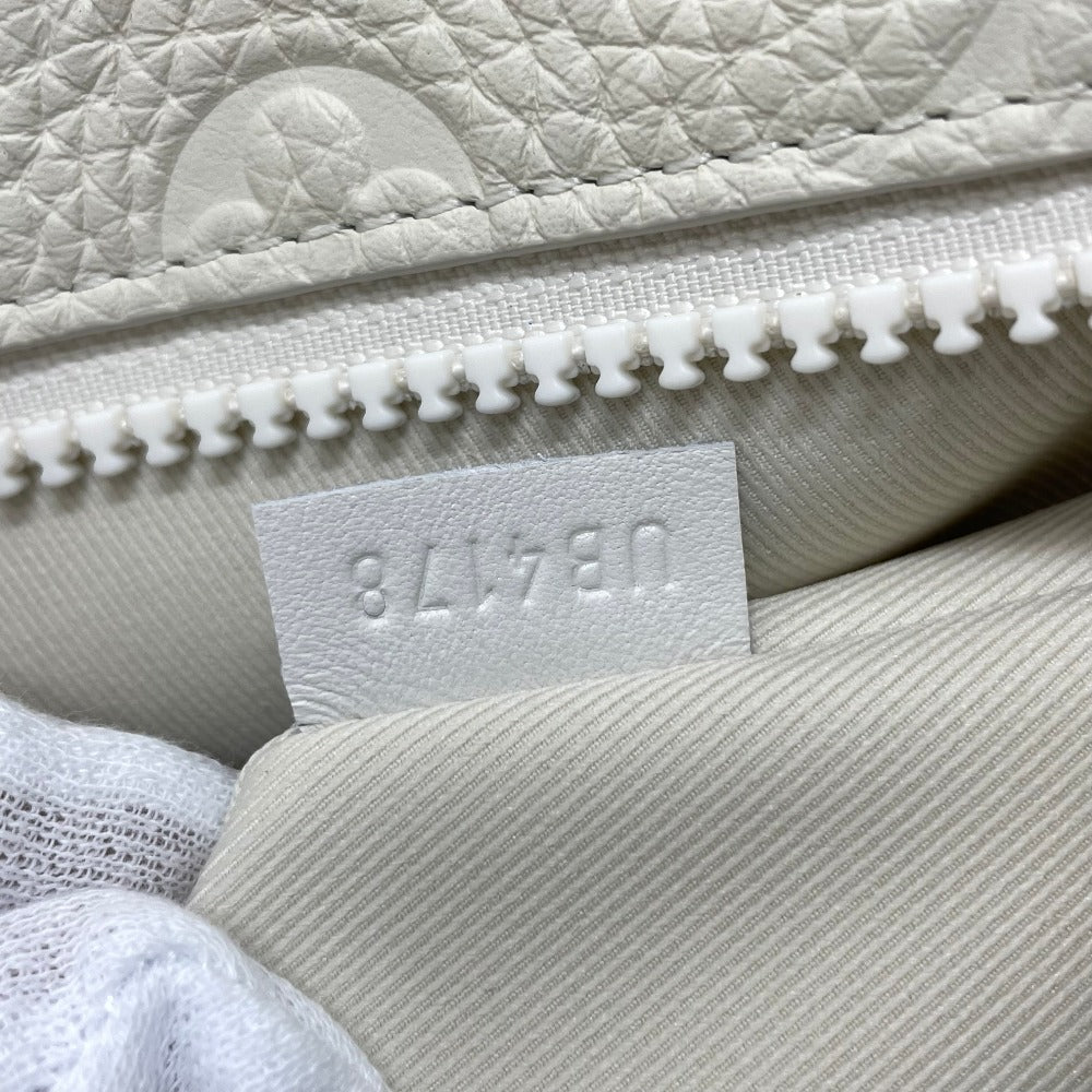 LOUIS VUITTON M67462 Taurillon Monogram Pochette A4 Bag, Virgil Abloh Clutch Bag, Taurillon, Men's, Blanc, White
