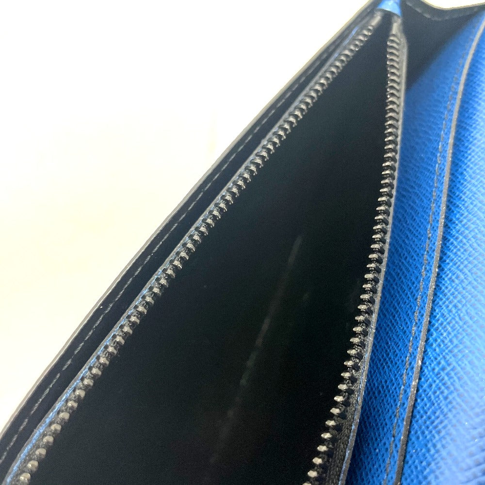 LOUIS VUITTON M68718 Epi Portefeuille Brazza NM Bifold Long Wallet, Epi Leather, Unisex, Blue x Red x Green