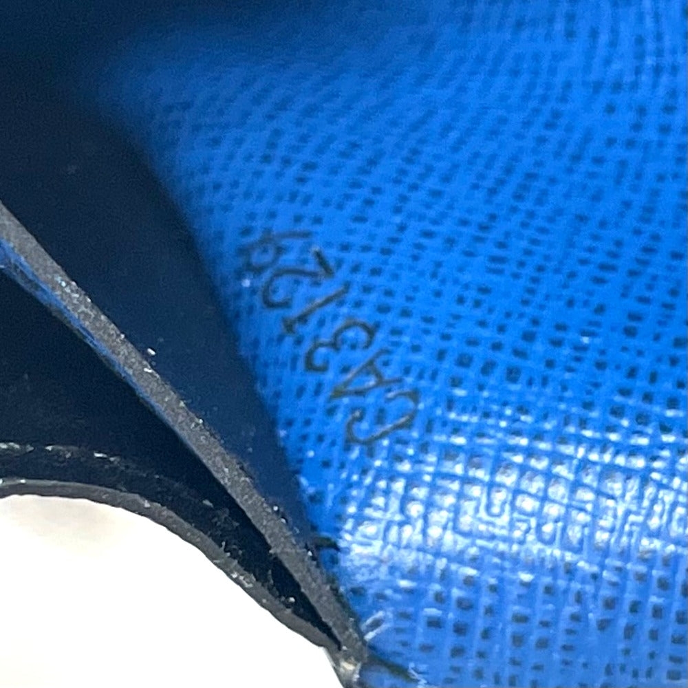LOUIS VUITTON M68718 Epi Portefeuille Brazza NM Bifold Long Wallet, Epi Leather, Unisex, Blue x Red x Green