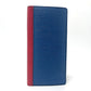 LOUIS VUITTON M68718 Epi Portefeuille Brazza NM Bifold Long Wallet, Epi Leather, Unisex, Blue x Red x Green