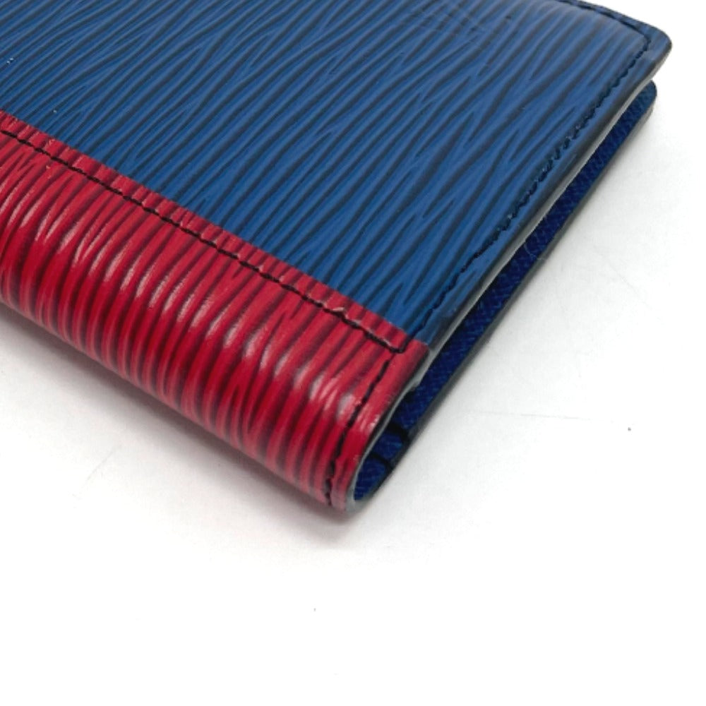 LOUIS VUITTON M68718 Epi Portefeuille Brazza NM Bifold Long Wallet, Epi Leather, Unisex, Blue x Red x Green