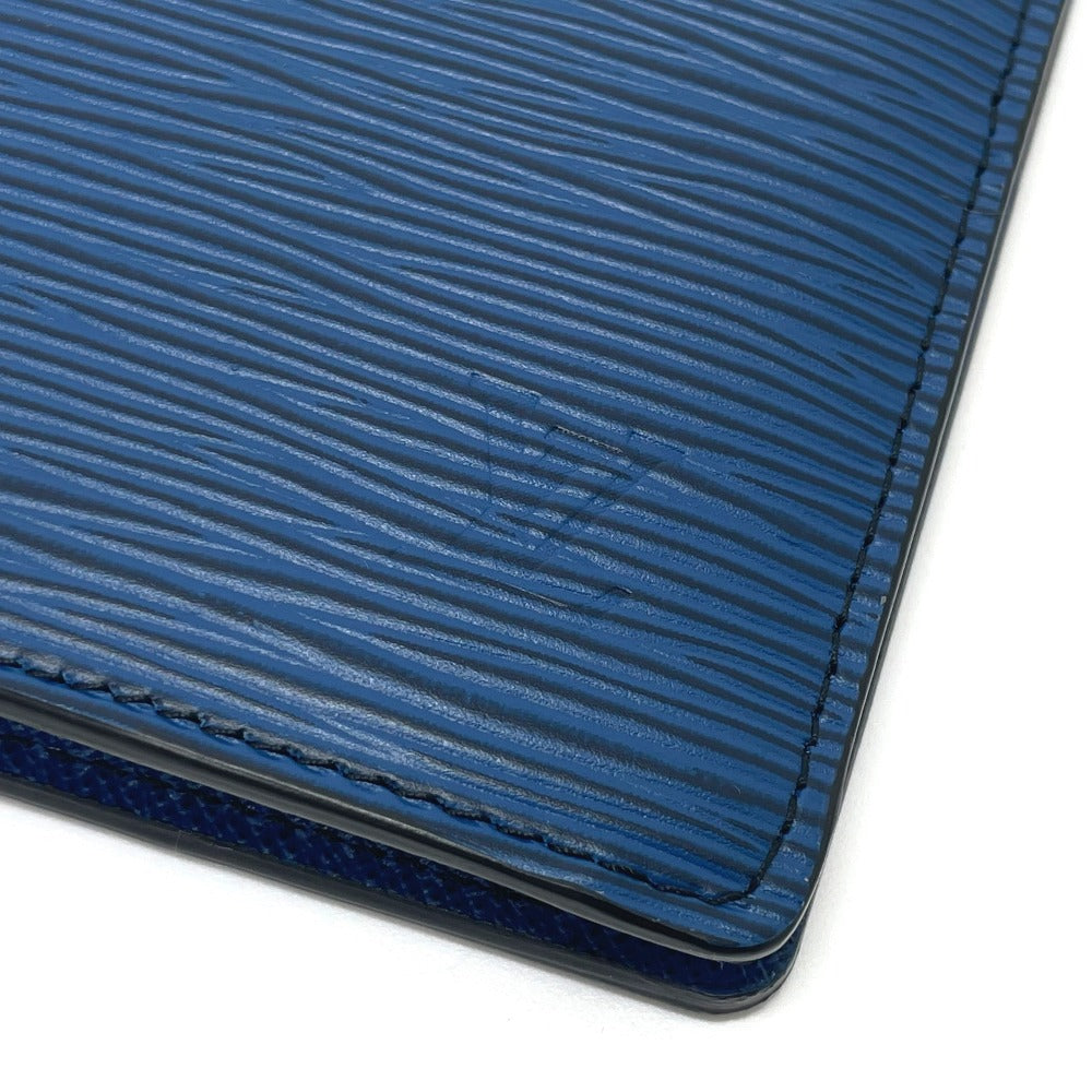 LOUIS VUITTON M68718 Epi Portefeuille Brazza NM Bifold Long Wallet, Epi Leather, Unisex, Blue x Red x Green
