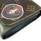 LOUIS VUITTON M67260 Monogram Portefeuille Twist Long Wallet by Kansai Yamamoto Kabuki, Monogram Canvas, Women's, Khaki, Brown/Khaki