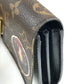 LOUIS VUITTON M67260 Monogram Portefeuille Twist Long Wallet by Kansai Yamamoto Kabuki, Monogram Canvas, Women's, Khaki, Brown/Khaki
