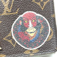 LOUIS VUITTON M67260 Monogram Portefeuille Twist Long Wallet by Kansai Yamamoto Kabuki, Monogram Canvas, Women's, Khaki, Brown/Khaki