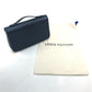 LOUIS VUITTON M42098 Taiga Zippy XL Clutch Bag with Handle, Long Wallet, Taiga Leather, Men's, Ocean Blue
