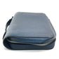 LOUIS VUITTON M42098 Taiga Zippy XL Clutch Bag with Handle, Long Wallet, Taiga Leather, Men's, Ocean Blue