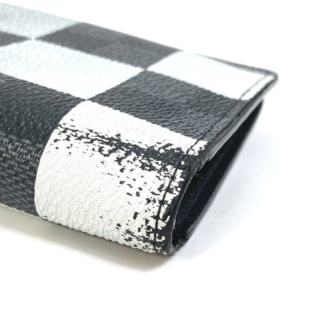 LOUIS VUITTON N40415 ダミエグラフィットジャイアント ポルトフォイユ ブラザ NM 2つ折り 長財布 ダミエキャンバス メンズ ブラック
