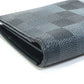 LOUIS VUITTON N40415 ダミエグラフィットジャイアント ポルトフォイユ ブラザ NM 2つ折り 長財布 ダミエキャンバス メンズ ブラック