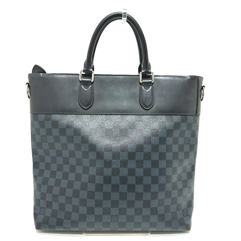 LOUIS VUITTON N41588 ニューポート カバン トートバッグ ダミエコバルトキャンバス ユニセックス ネイビーxブラック ブラック - brandshop-reference