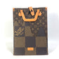 LOUIS VUITTON N40355 Damier Giant NIGO Collaboration Mini Tote Bag, 2-Way Shoulder Bag/Crossbody Bag, Damier Canvas, Men's, Brown