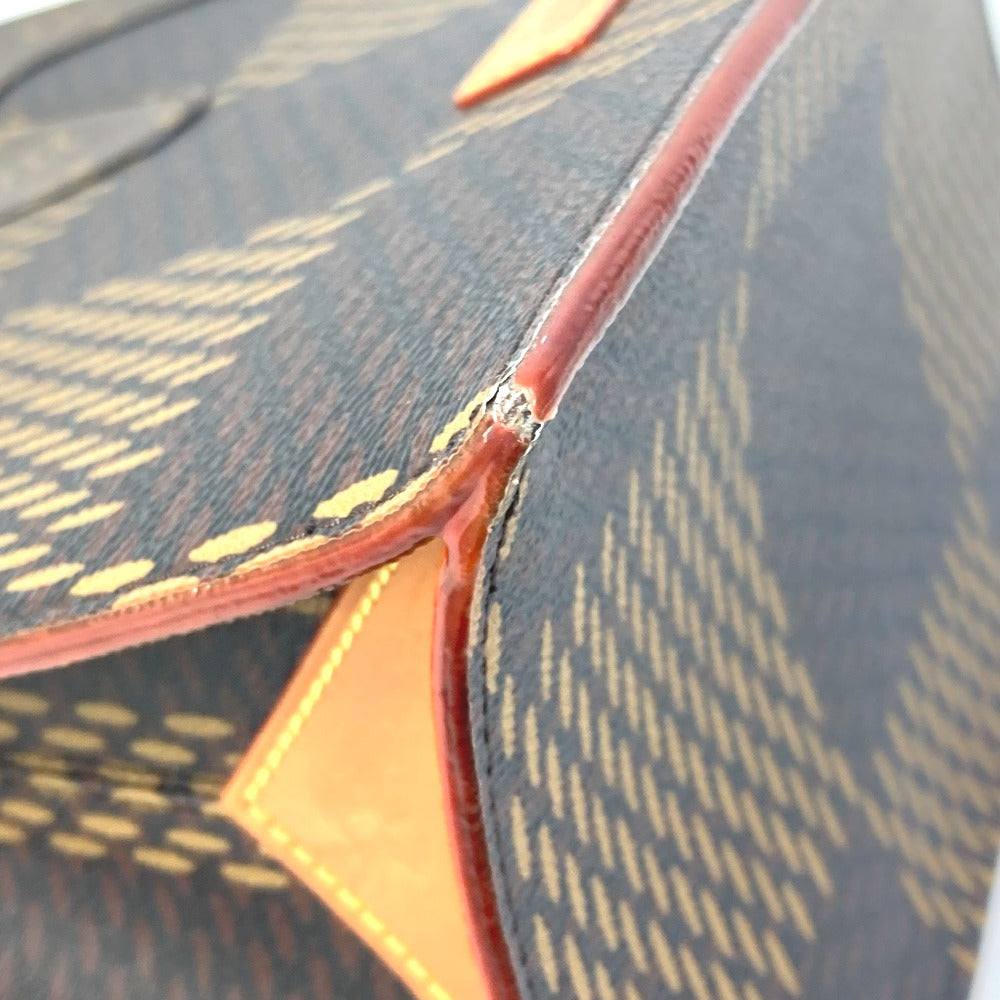 LOUIS VUITTON N40355 Damier Giant NIGO Collaboration Mini Tote Bag, 2-Way Shoulder Bag/Crossbody Bag, Damier Canvas, Men's, Brown