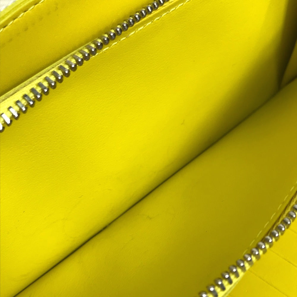 LOUIS VUITTON M80852 Logo Zippy Wallet Vertical Everyday LV Long Wallet Taurillon Leather Men's Yellow