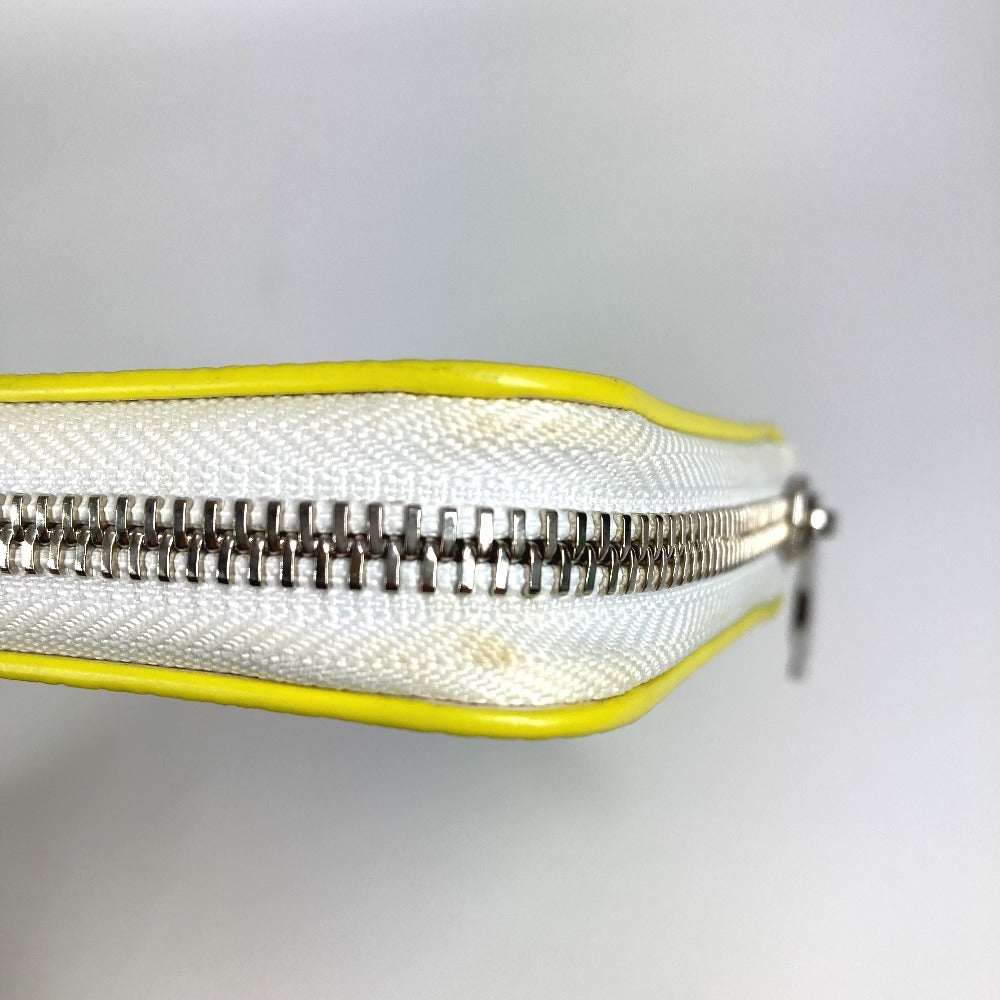 LOUIS VUITTON M80852 Logo Zippy Wallet Vertical Everyday LV Long Wallet Taurillon Leather Men's Yellow