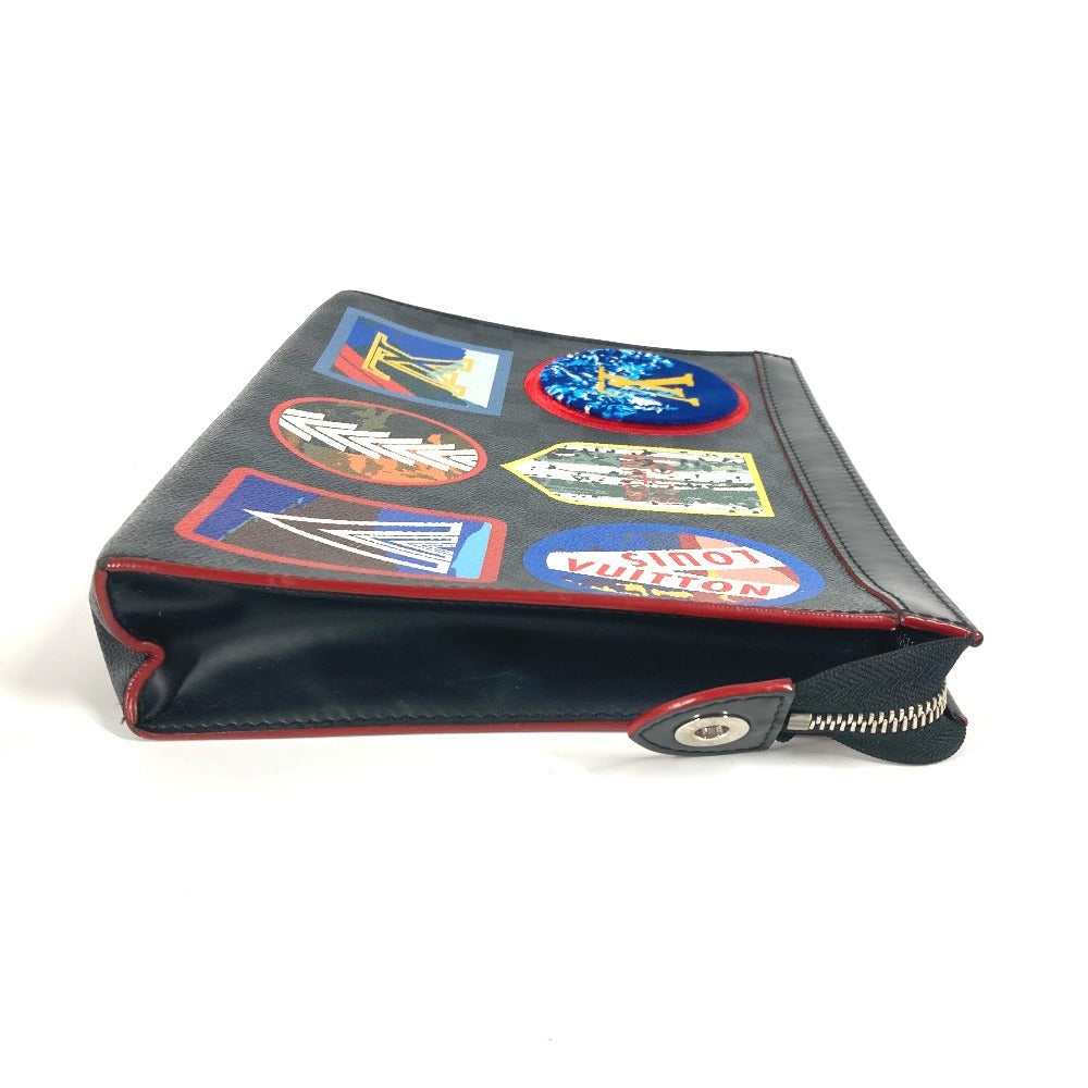 LOUIS VUITTON N60134 ダミエグラフィット LVアルプスコレクション ポシェット・ヴォワヤージュMM カバン セカンドバッグ クラッチバッグ ダミエグラフィットキャンバス ユニセックス ブラック - brandshop-reference