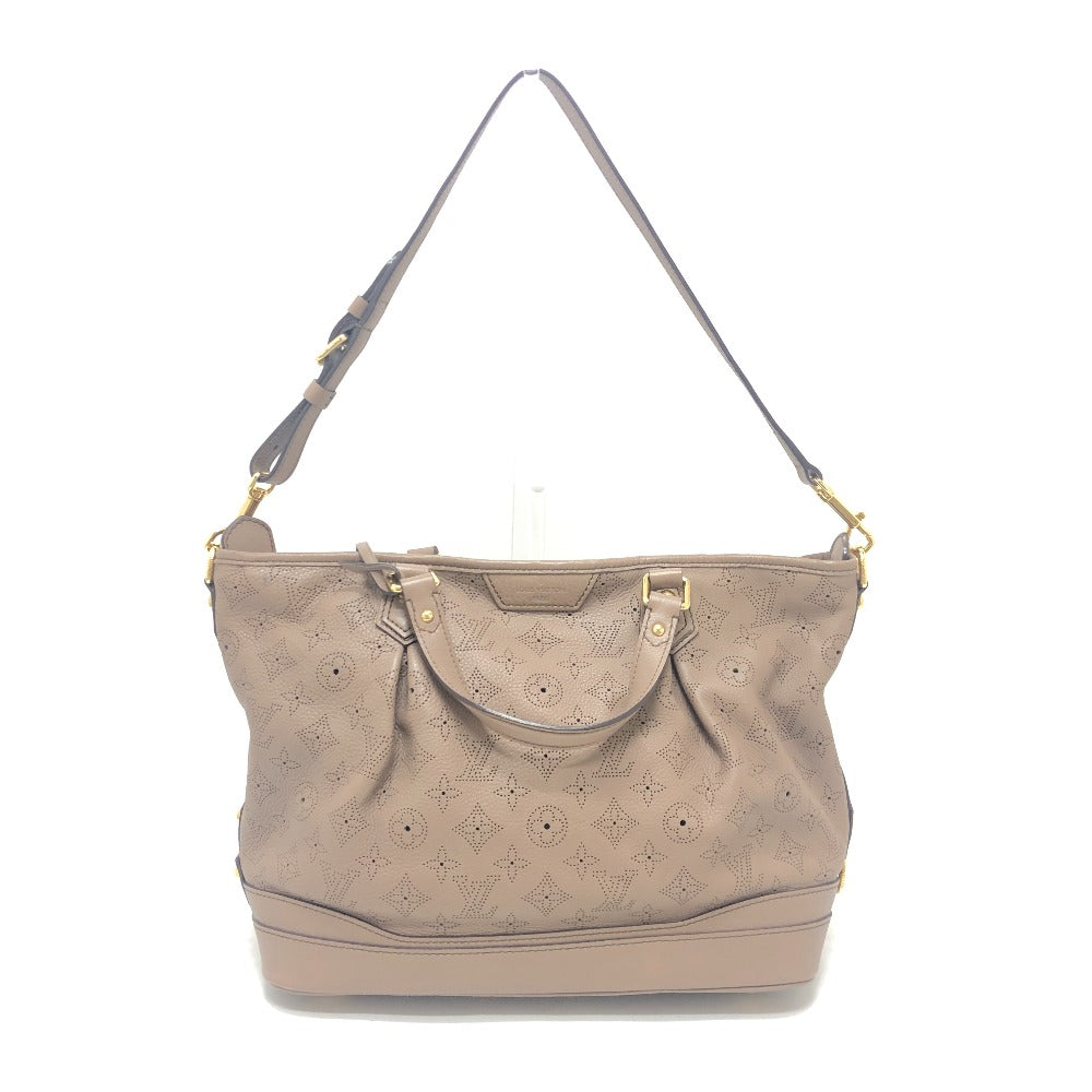 LOUIS VUITTON M93175 Stella PM Bag 2WAY Tote Bag Crossbody Handbag Monogram Mahina Ladies Beige