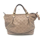 LOUIS VUITTON M93175 Stella PM Bag 2WAY Tote Bag Crossbody Handbag Monogram Mahina Ladies Beige