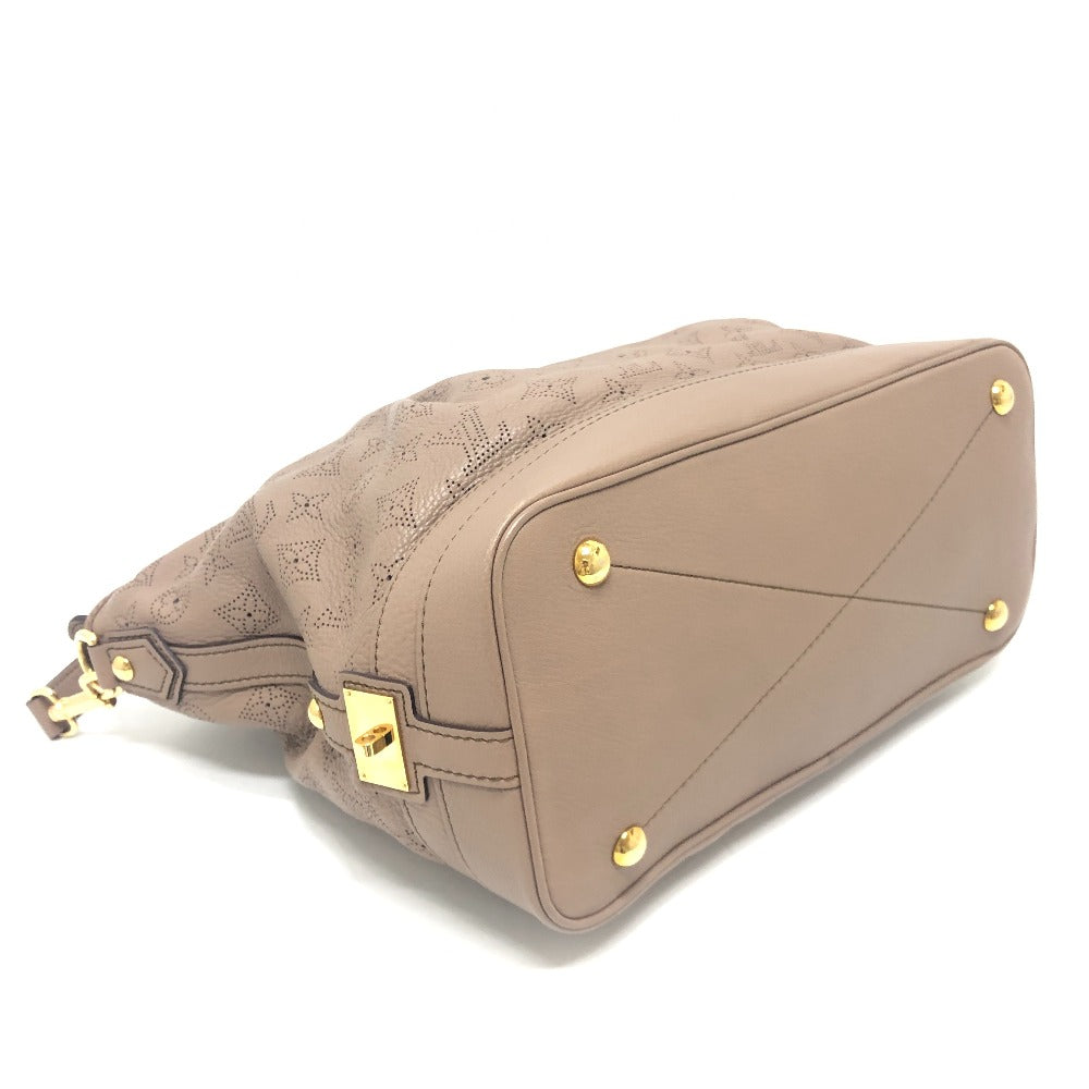 LOUIS VUITTON M93175 Stella PM Bag 2WAY Tote Bag Crossbody Handbag Monogram Mahina Ladies Beige