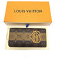 LOUIS VUITTON M81008 Monogram NIGO Collaboration Portefeuille Brazza Long Wallet, Bifold, Monogram Canvas, Men's, Brown