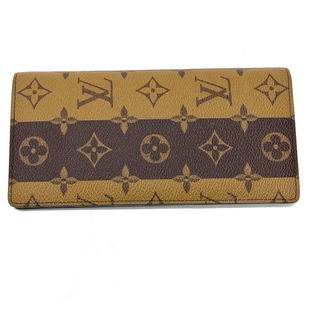 LOUIS VUITTON M81008 Monogram NIGO Collaboration Portefeuille Brazza Long Wallet, Bifold, Monogram Canvas, Men's, Brown