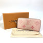LOUIS VUITTON M80403 モノグラムアンプラント バイ・ザ・プール ジッピーウォレット 長財布 モノグラムアンプラントレザー レディース ブトンドローズ ピンク