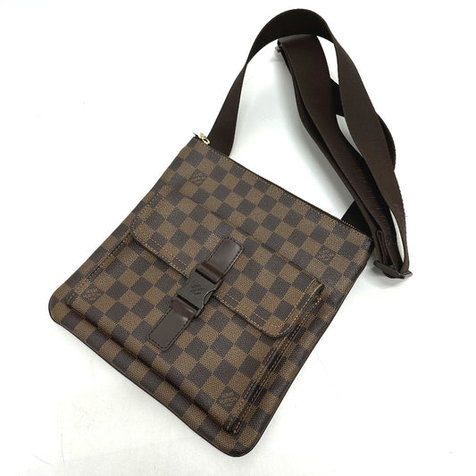 LOUIS VUITTON N51127 ダミエ ポシェット・メルヴィール カバン 肩掛け ショルダーバッグ ダミエキャンバス レディース ブラウン