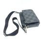 LOUIS VUITTON N50017 グラフィット3D トリオ メッセンジャー カバン ショルダーバッグ ダミエグラフィットキャンバス ユニセックス ブラック
