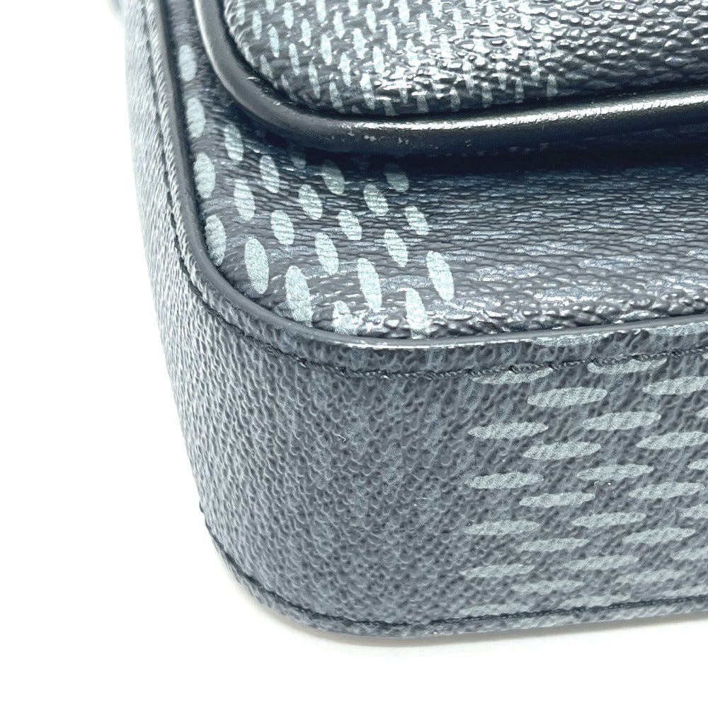 LOUIS VUITTON N50017 グラフィット3D トリオ メッセンジャー カバン ショルダーバッグ ダミエグラフィットキャンバス ユニセックス ブラック
