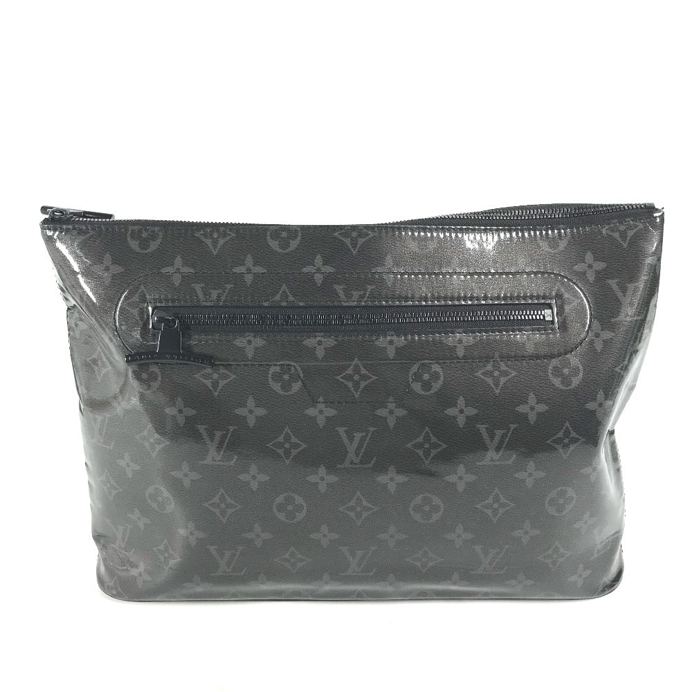 LOUIS VUITTON M63373 モノグラムエクリプスグレーズ 日本 東京 新宿伊勢丹限定 ポシェット・コスモス カバン ポーチ クラッチバッグ ビニール メンズ ブラック