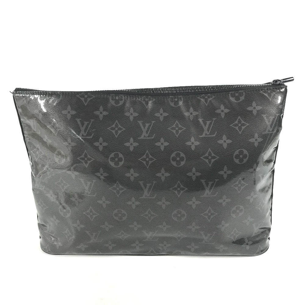 LOUIS VUITTON M63373 モノグラムエクリプスグレーズ 日本 東京 新宿伊勢丹限定 ポシェット・コスモス カバン ポーチ クラッチバッグ ビニール メンズ ブラック