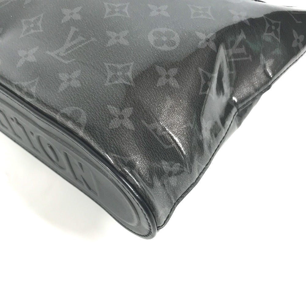LOUIS VUITTON M63373 モノグラムエクリプスグレーズ 日本 東京 新宿伊勢丹限定 ポシェット・コスモス カバン ポーチ クラッチバッグ ビニール メンズ ブラック