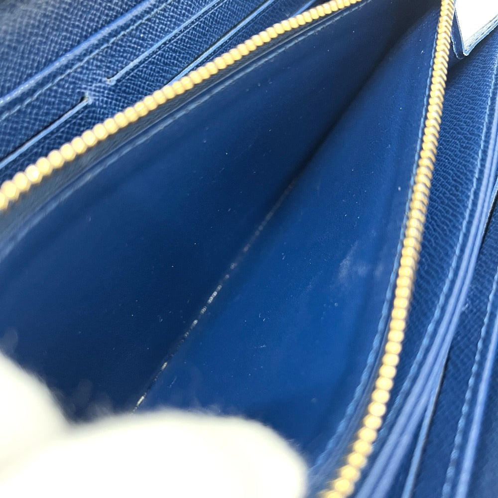 LOUIS VUITTON M81226 Monogram Jacquard Denim Zippy Wallet Round Zipper Wallet Long Wallet Denim Ladies Blue